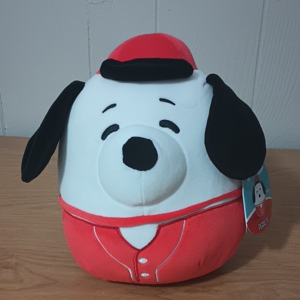 Baseball Player Snoopy Squishmallow